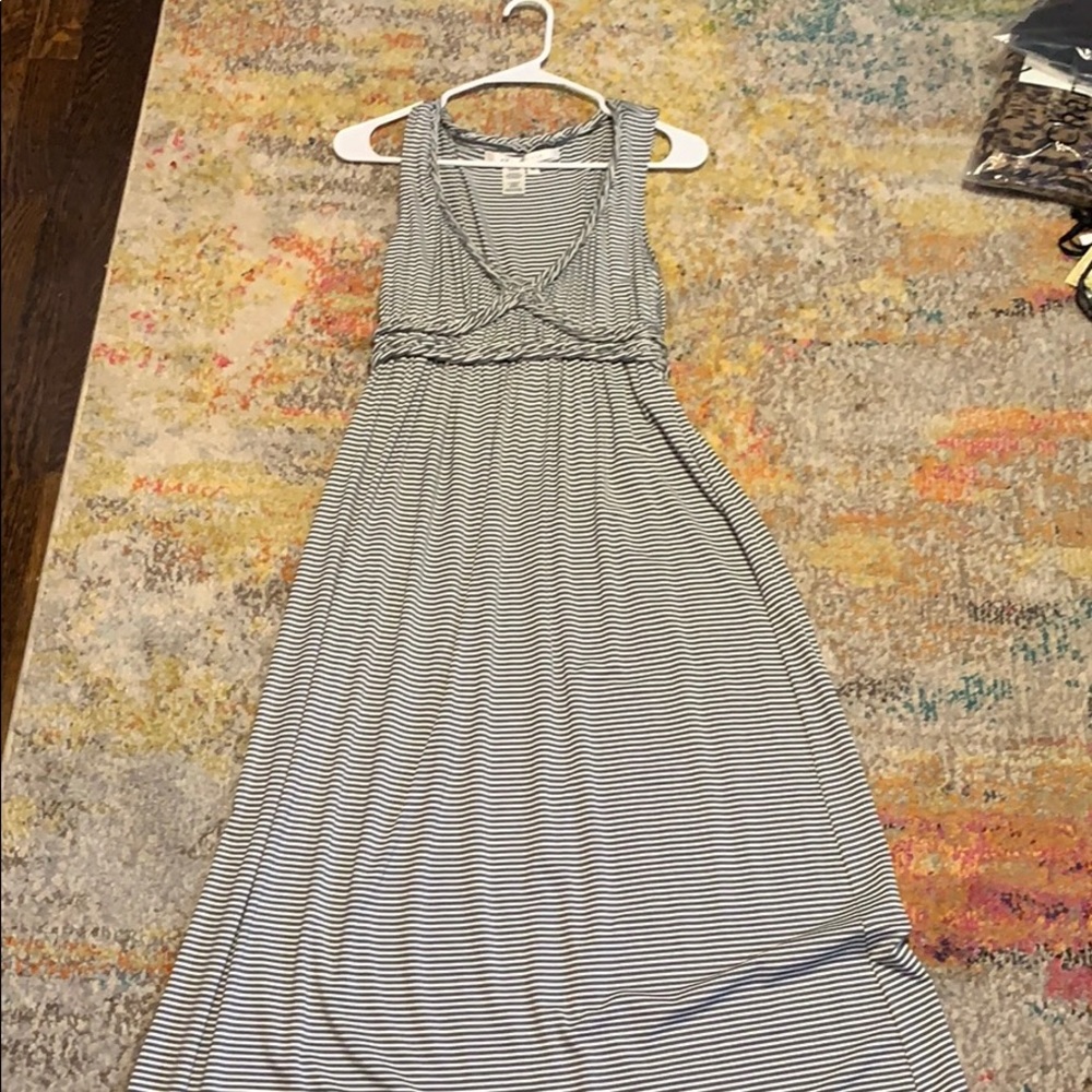 Striped maxi dress